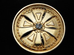 OA01106 REALLY NICE CUT-OUT **SPINNING AUTO RIM/WHEEL** FASHION NOVELTY BUCKLE