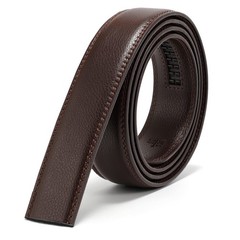 JASGOOD Men&rsquo;s Leather Ratchet Belt Strap Suit Pant Size 28&Prime;-44&Prime;, C-coffee