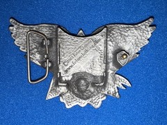 Vintage Felon Clothing Belt Buckle Eagle Zippo Holder Y2K 2003 Grunge Skater