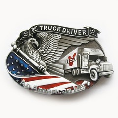 New Vintage Style American Hero Trucker Driver Belt Buckle also Stock in US