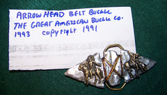 The Great American Buckle Co. Arrow Head Belt Buckle