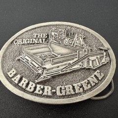 Vintage Barber Greene Model 879 Asphalt Paver Belt Buckle The Original