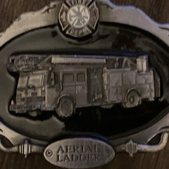 Belt Buckle- Brew City Collectibles Aerial Ladder #4505 Precision Incentives