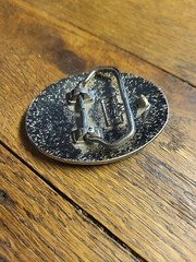 Gold Wing Road Riders – Belt Buckle – Illinois Land Of Lincoln- W USA Stamp
