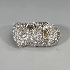Goon Hip Hop Style Rhinestones Metal Fashion Gold Men&rsquo;s Belt Buckle