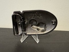 Nintendo Super Mario Bros 3.5” Chrome Metal Bullet Bill Belt Buckle Scratches