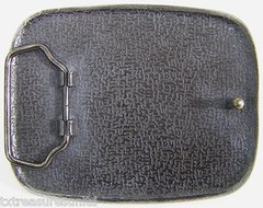 BELT BUCKLES The Godfather Marlon Brando Gray Black Rectangle Mafia Movies NWOT!