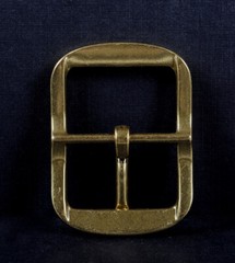 Heavy Brass Classic Center Bar Pin Belt Buckle for Leather Belt Fit 40mm Strap