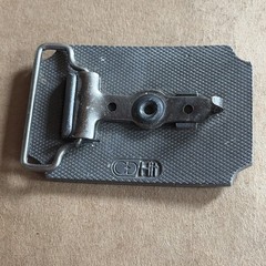 CD HIT – Schramm Rotadrill Metal Belt Buckle 3.25&Prime; x 2.25&Prime;