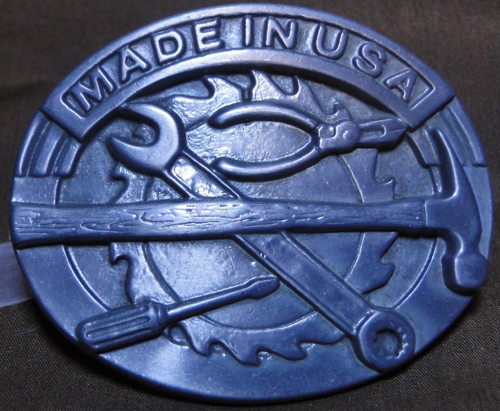 Belt Buckle – Made in USA – Tools – B – 3 »x2.5 » – 1B