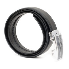 Belt automatic belt black gray genuine leather automatic stone-look can be shortened 144