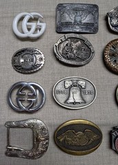 vintage LOT OF 20 belt buckles WESTERN brass metal cowboy 1970s 1980&rsquo;s 1990&rsquo;s