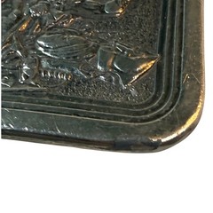 Vintage Baron Buckles Gargoyle Skull Belt Buckle Made USA Gothic Fantasy Biker