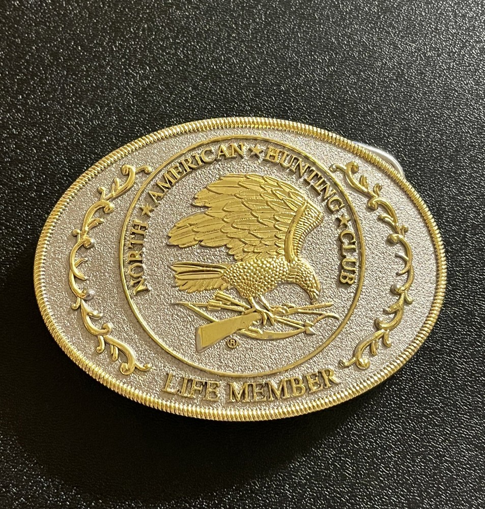 « NORTH AMERICAN HUNTING CLUB LIFE MEMBER » Belt Buckle
