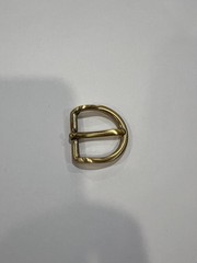 Solid Brass Raw Brass Belt Buckle Made in Italy Fits 1.18&Prime; Belt Strap