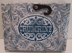 Crumrine Western Belt Buckle Bull Rider Rope Edge Silver Bronze C06150