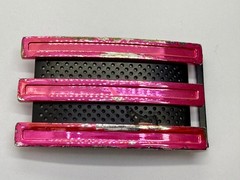 Adidas Golf 3 Stripe Pink & Black Color Trophy Award Style Used Belt Buckle