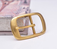 39mm HEAVY DUTY SOLID BRASS OVAL CENTER BAR BELT BUCKLE LEATHERCRAFT ACCESSORIES