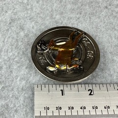 Vtg Great American Buckle Co 1980 Deer Buck 30-30 Chicago USA #478 Round