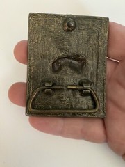 Vintage Schlitz Malt Liquor Bull Metal Belt Buckle