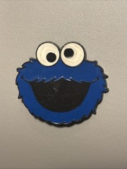 Sesame Street Cookie Monster Enamel Metal Belt Buckle – Blue Face Character