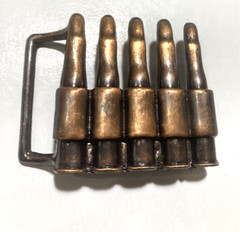 Belt Buckle Rifle Bullets – Outdoorsman 5 bullet –