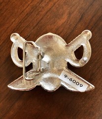 Skeleton Pirate Crossbones Swords Skull Weapon Metal Unisex Men’s Belt Buckle