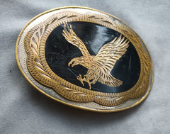 Flying Eagle Metal Belt Buckle 3.5&Prime; x 2.5&Prime; (For 1.5&Prime; Wide Belt)