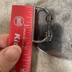 On Tap Belt Buckle Bottle Opener High Flier Beverage Black Red Silver