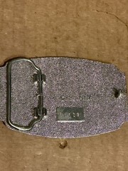 Used Colorful Metal Alloy “World War ll Remembered” Belt Buckle