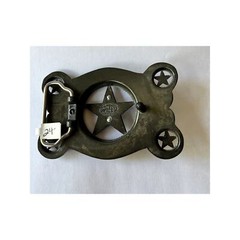 Silver Star Western Country Belt Buckle Unisex