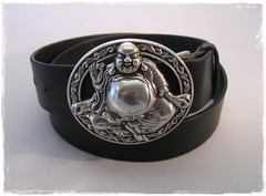 Buddha Belt Buckle Antique Silver – Asian Lucky Buckle Antique Style