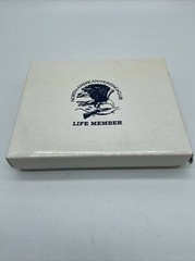 Vintage North American Hunting Club Life Member Eagle Belt Buckle NIB
