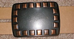 Belt Buckle. Arizona Jean Co. Western. 1.5&Prime; Wide. Solid Metal. NWT.