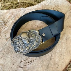 Mens Belt Buckle »PREDATOR »Solid Handmade Brass Buckle Vintage Viking Brass Bucki