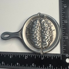 SMC LLC 2005 Metal Belt Buckle Brain Skillet Design Made in China