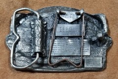 Vintage Rocky Mountains 1984 Commemorative Belt Buckle Limited Edition