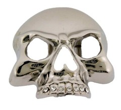 Pirate Skull Belt Buckle Cross Bones Pirate Halloween Party Costume Mens Womens
