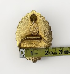 Collectable Belt Buckle 1776 Declaration-1976 Independence Brass Gold Finish 5oz