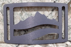 GRIP6 BELT BUCKLE – NATURALIST WASATCH – LIGHT PURPLE – 1.5 INCH WIDE