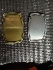 Custom Personalized Belt Buckle with Name Or Logo Engraved On Leatherette New 2
