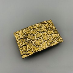 Retro Solid Brass American Causal Style Belt Buckle Leather Craft Hand Made DIY