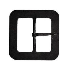 3&Prime; Square Plain Hand-Forged Buckle – (4&Prime; overall size, 3&Prime; inside opening)