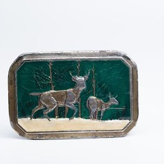 The Great American Buckle Co. buck deer 1976 Limited Edition made in USA