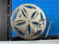 Jamaica Jamaican Flag Spinner Wheel Rim Round Moving NOS Belt Buckle