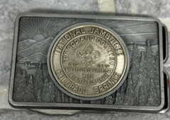 VINTAGE BELT BUCKLE NATIONAL JAMBOREE 50 YEARS BSA BOY SCOUTS OF AMERICA 1960