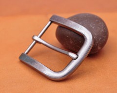 Alloy Prong Pin Clip Buckle Men Leather Belt Replacement Old Silver Belt Buckle