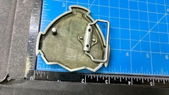US Marine Corps Semper Fideles Eagle Anchor Globe Commemorative Belt Buckle