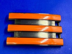 Adidas Golf 3 Stripe Orange & Black Color Trophy Award Style Used Belt Buckle