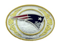 New England Patriots NFL Football Officially Licensed Belt Buckle Siskiyou New